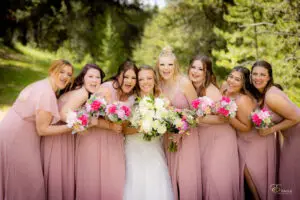 Ashleigh and her bridesmaids